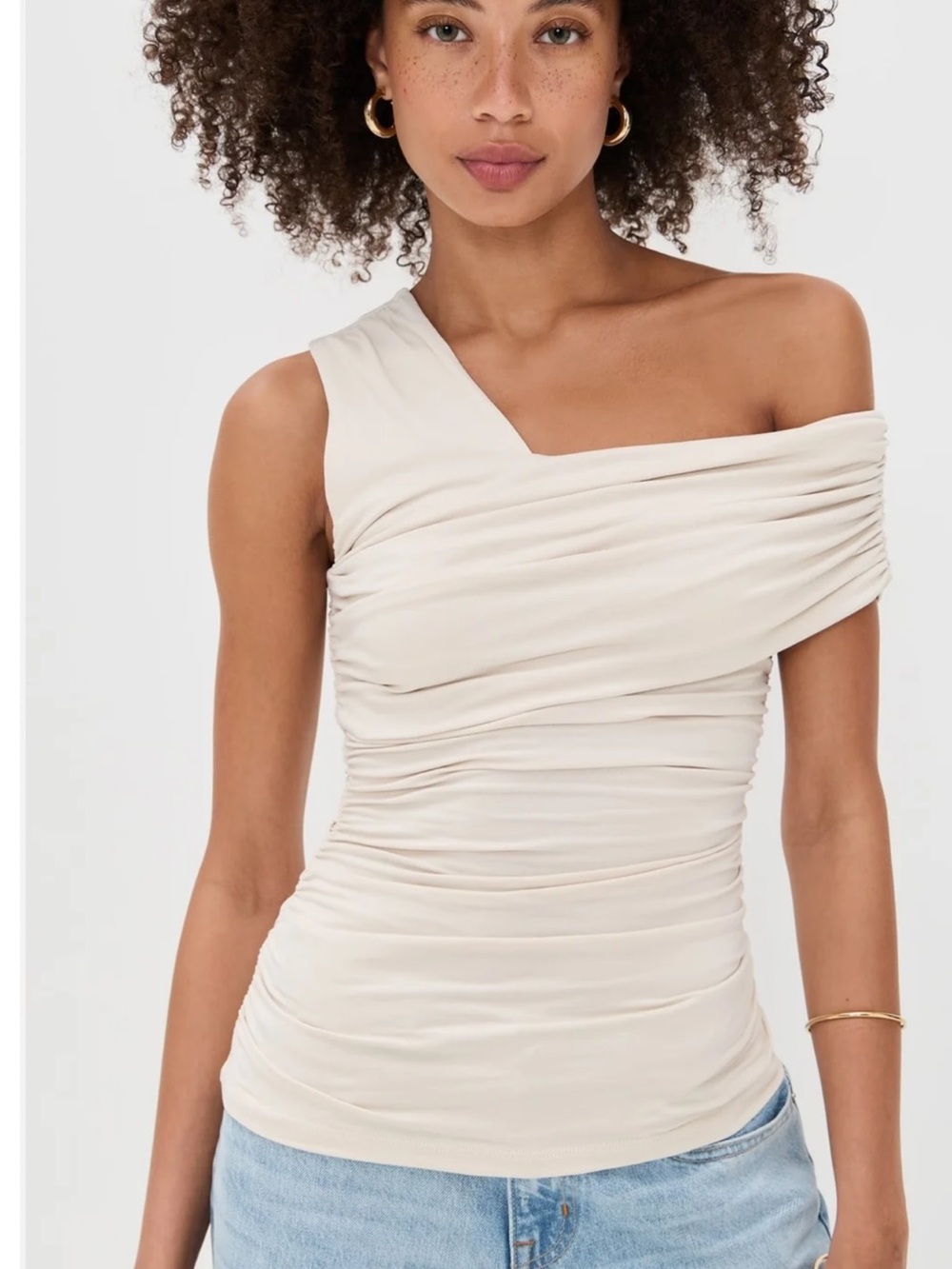 Susana Monaco One Arm Gathered Top